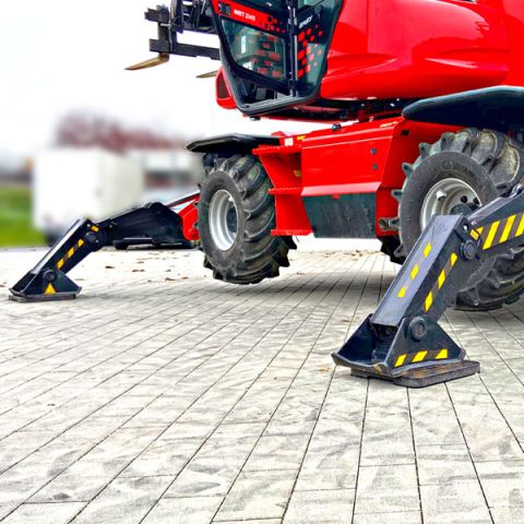 Abstütztechnik mit Lastverteilplatten aus Kunststoff