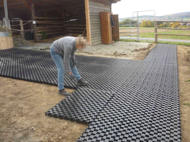 Paddockplatte pp60 für ein Profi Pferde paddock
