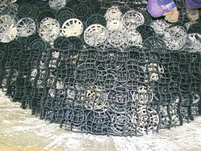 Verwendung des Bodengitter BG50 im Entschwefler einer Biogasanlage mit Rindergülle