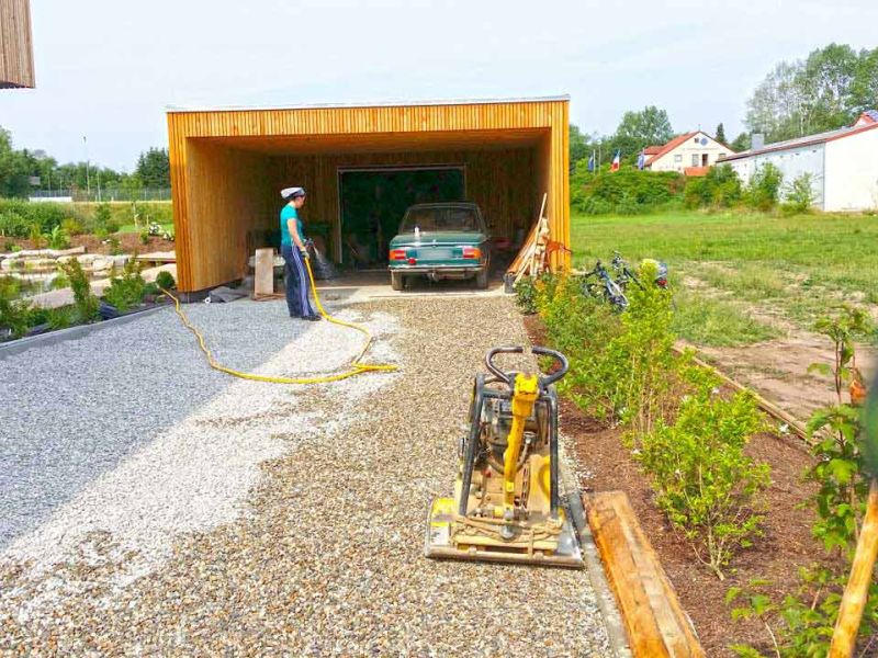 Kieswaben KW50 Kiesbefestigung Hof Einfahrt Neu 005 referenz