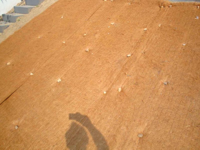 Hangsicherung im Garten einfach gemacht mit der Böschungsmatte BM350