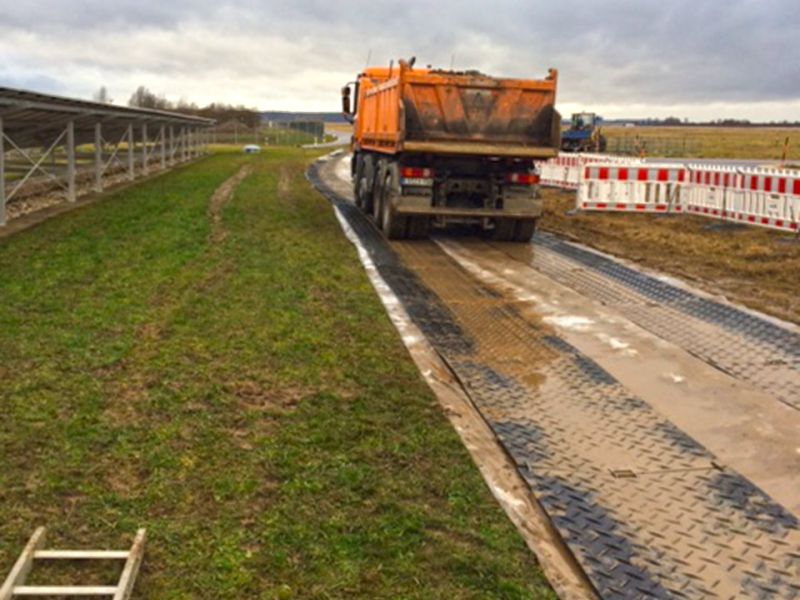 Mobile Baustrasse von Securatek zur Rohrsanierung bzw. Kanalsanierung einer Rohrleitung