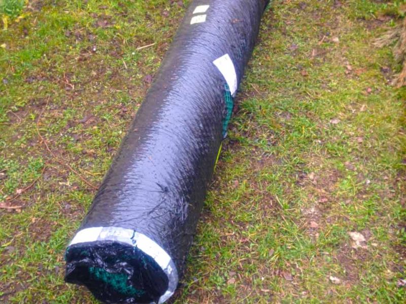 Rasennetz RN640 als Wühlschutz / Buddelschutz für die Haustierhaltung im Garten