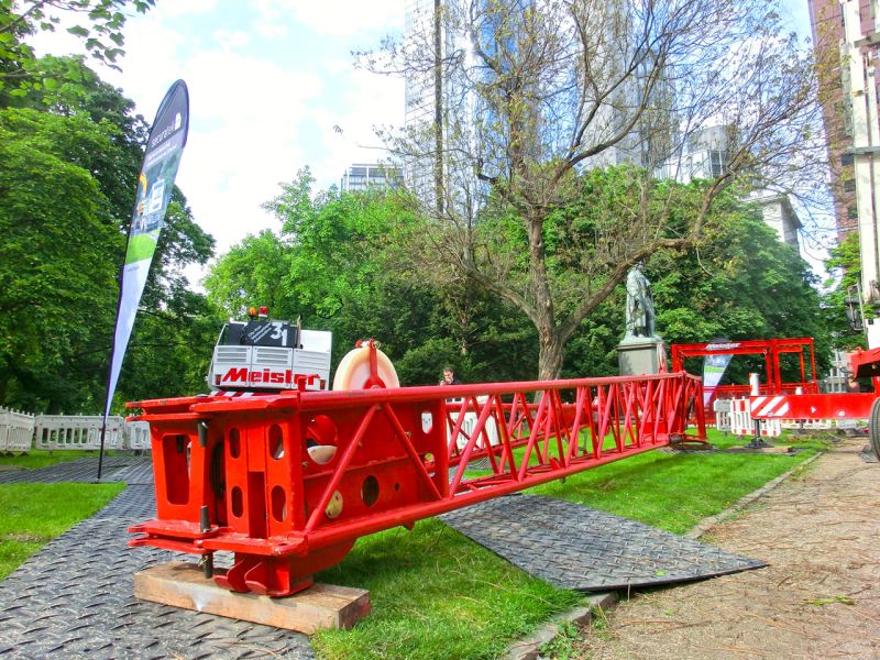Bodenschutz für das Wolkenkratzer Festival in Frankfurt/Main