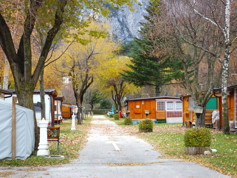 Bodenbefestigung für einen Campingplatz mit dem Bodengitter BG50