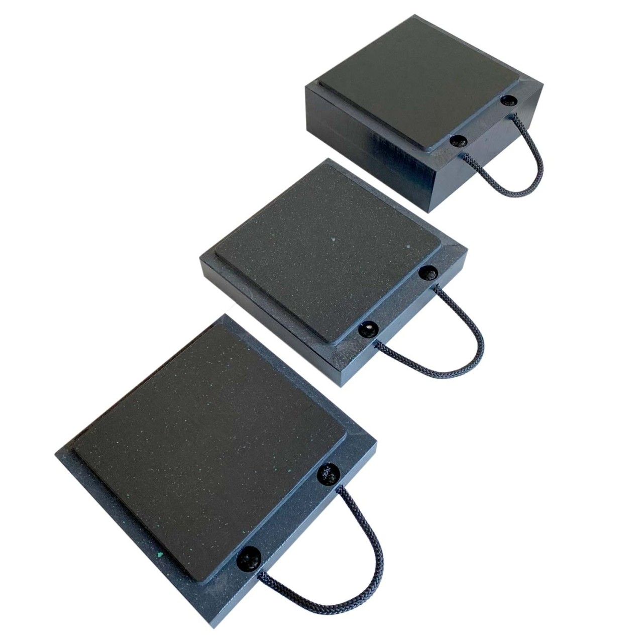 Modular stapelbare Lastverteilplatte, als Abstützblock bzw. Abstützplatte zum unterlegen, ausgleichen und nivellieren