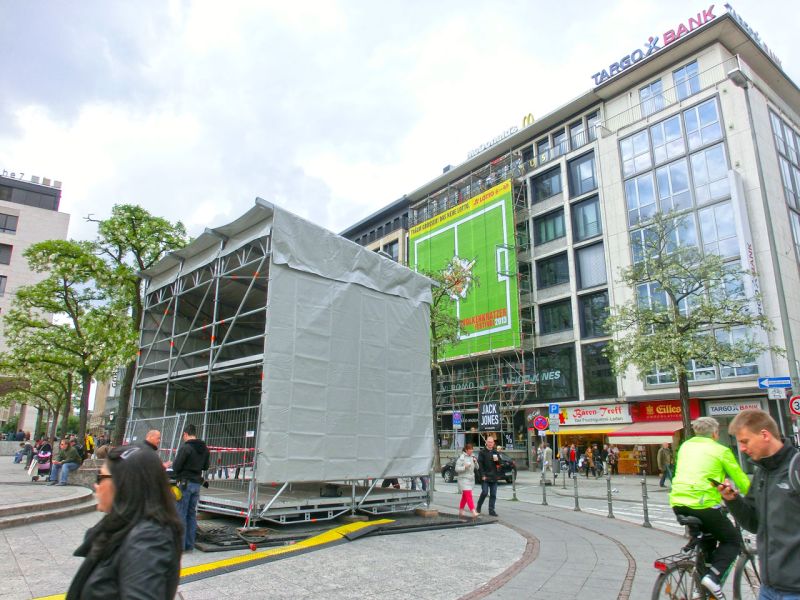 Bodenschutz für das Wolkenkratzer Festival in Frankfurt/Main
