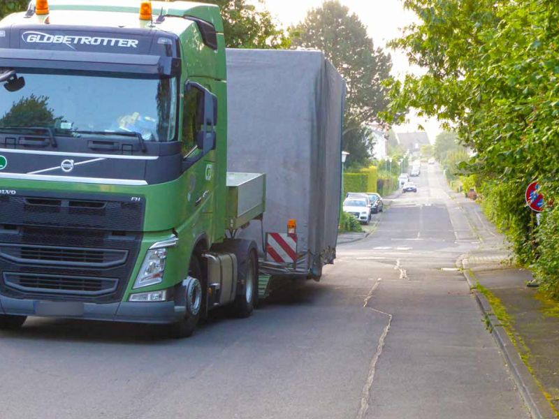 Mobile Baustrasse Modul Haus 72 referenz