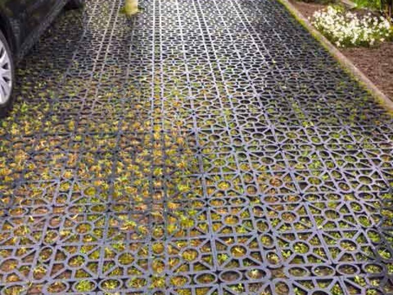 Kunststoff Rasengitter RG24 zur Sofort-Verlegung ohne Unterbau und Erdarbeiten