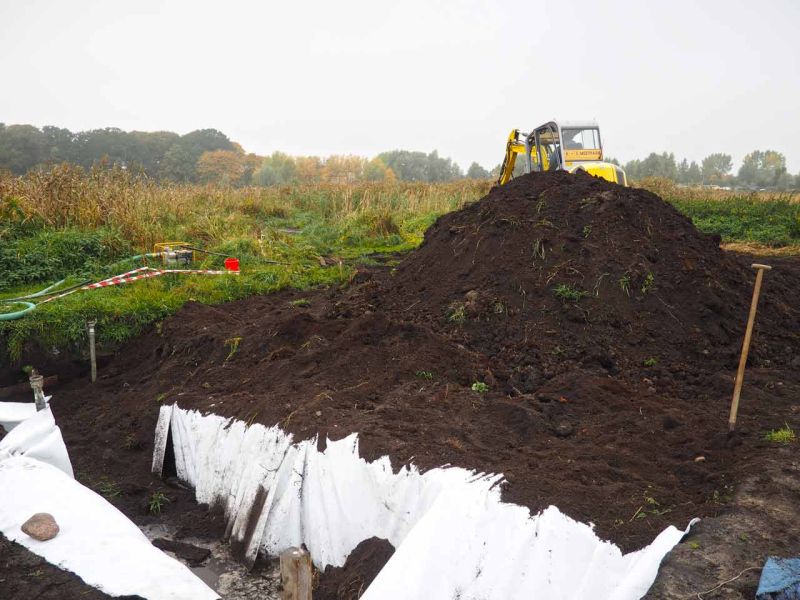Geotextiles Trennvlies TV110 für eine archäologische Ausgrabungsstätte