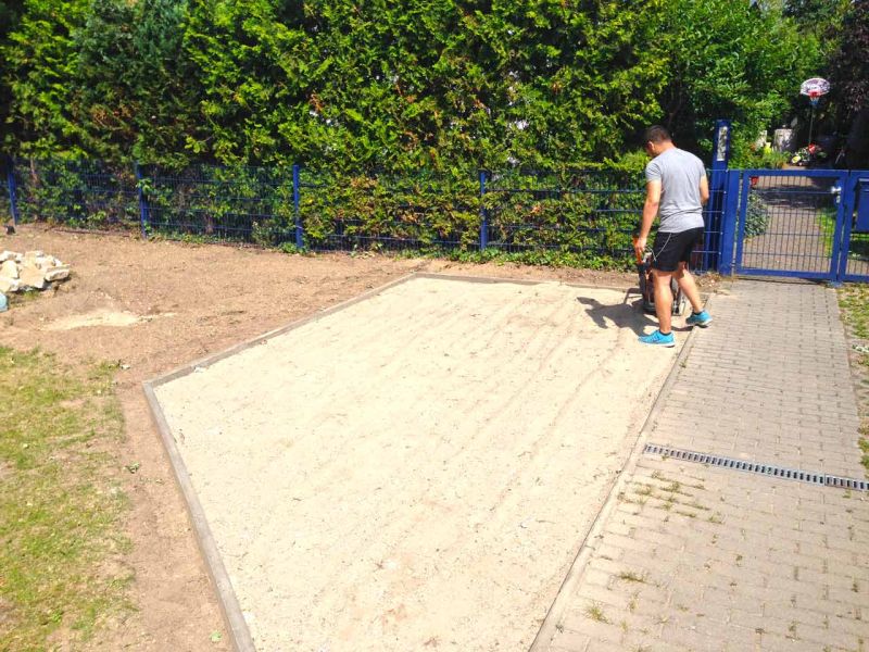 Kiesgitter KG30 R ckbau Pflastersteine Parkplatz Schotter 006 referenz