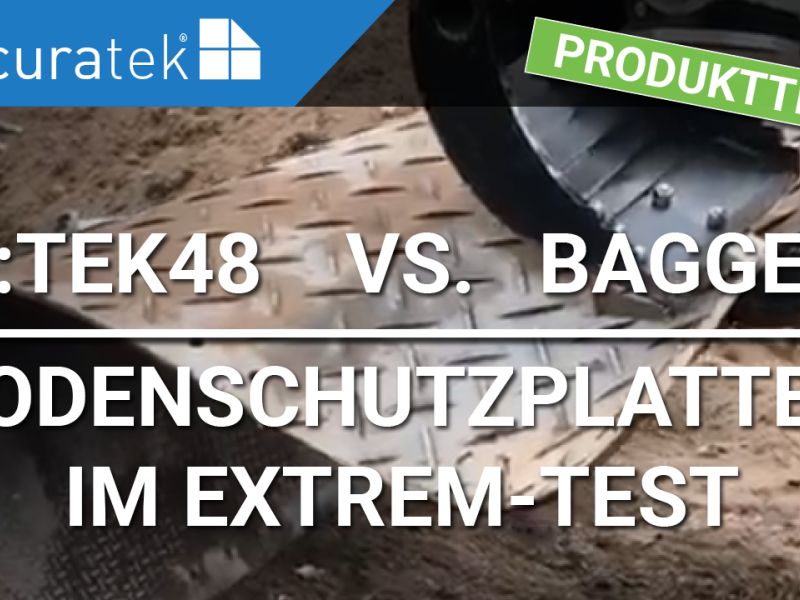 Im Extremtest auf der Baustelle zeigt die s:tek 48 Bodenschutzplatte, wie sie sich gegenüber einem tonnenschweren Bagger behauptet. Unter realen Belastungsbedingungen wird die Robustheit und Widerstandsfähigkeit dieser hochwertigen Platte auf die Probe gestellt. Ein beeindruckender Test, der die Leistungsfähigkeit der s:tek 48 unter extremen Umständen eindrucksvoll unter Beweis stellt.