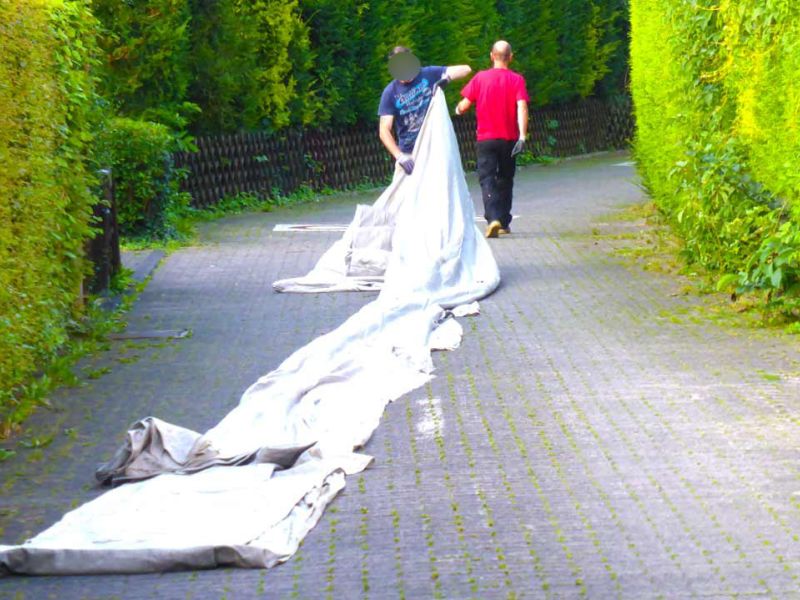 Mobile Baustrasse Modul Haus 69 referenz