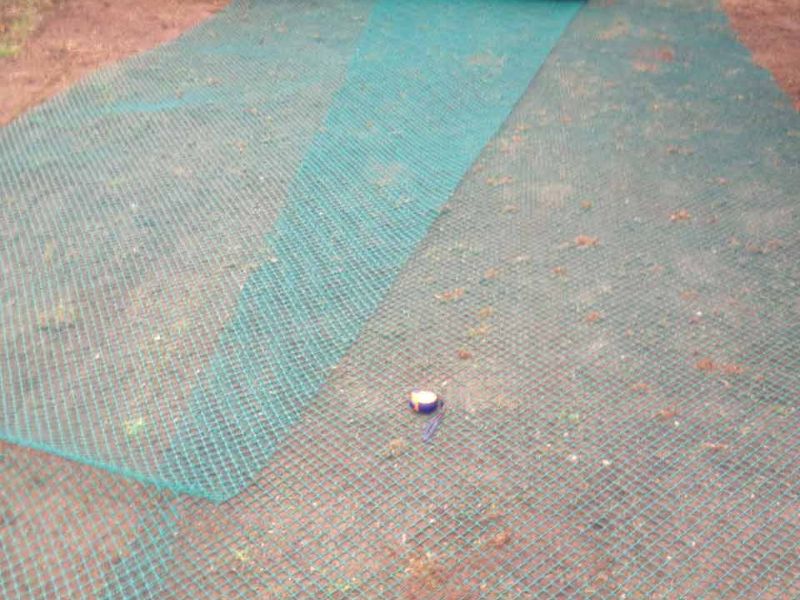 Rasennetz RN640 als Wühlschutz / Buddelschutz für die Haustierhaltung im Garten