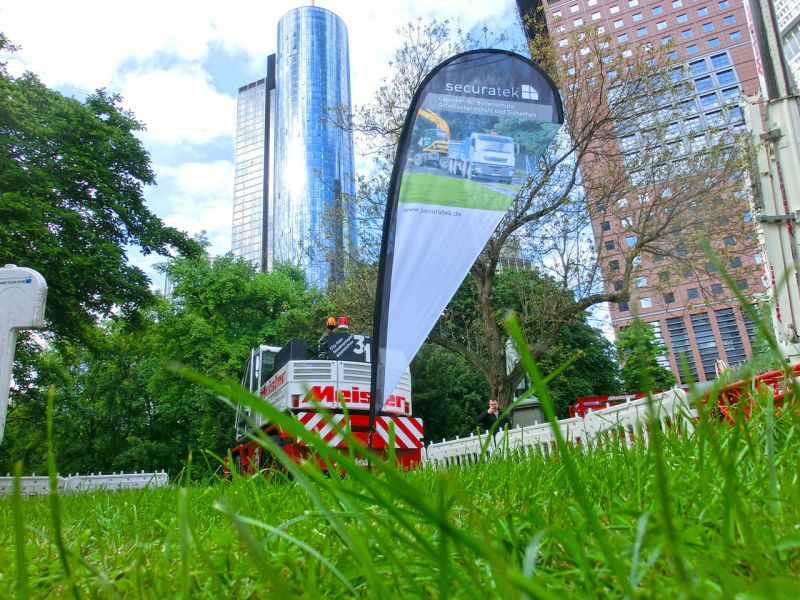 Bodenschutz für das Wolkenkratzer Festival in Frankfurt/Main