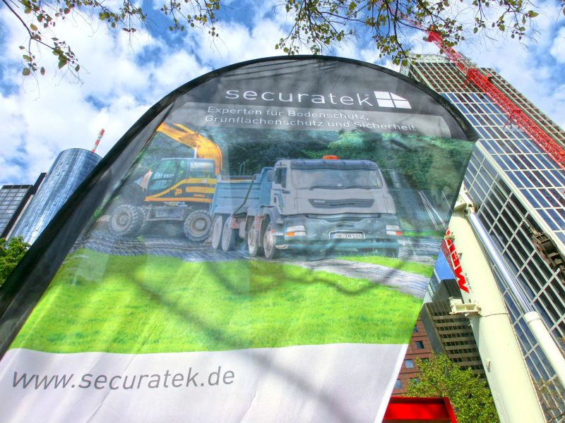 Bodenschutz für das Wolkenkratzer Festival in Frankfurt/Main