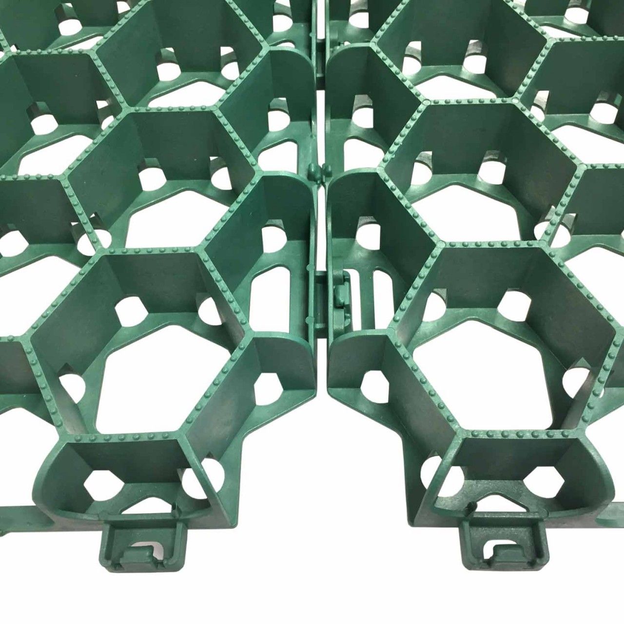 Rasenwabe RW40 Grün · 0,25 m² · 500 x 500 x 40 mm · 350,0 t/m² · 0,80 kg · 1,00mm Profilierung · 16 Kopplungen · On-Sub Verlegung · Drainage