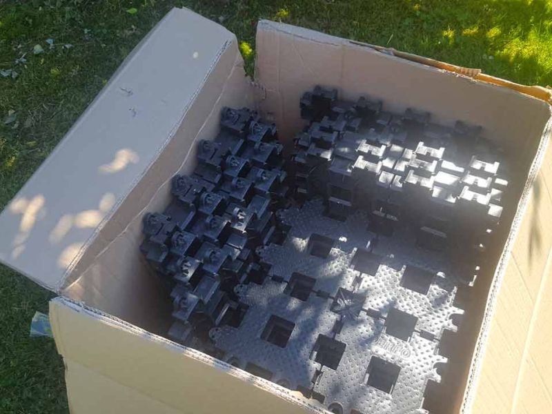 Rasengitterstein aus Kunststoff statt Beton für einen PKW Stellplatz selber verlegen