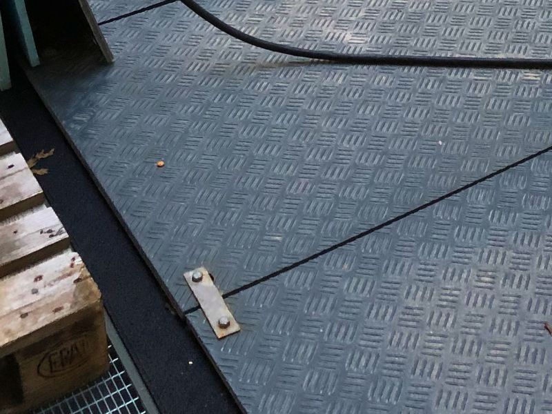 Herstellung einer temporären Arbeitsplattform für ein Ingenieursprojekt mit der e:tek PRO Fahrplatte