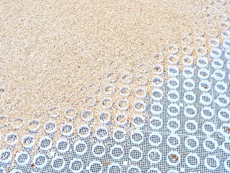 Kiesgitter KG30 zur Befestigung eines Hof und Einfahrt mit Kies