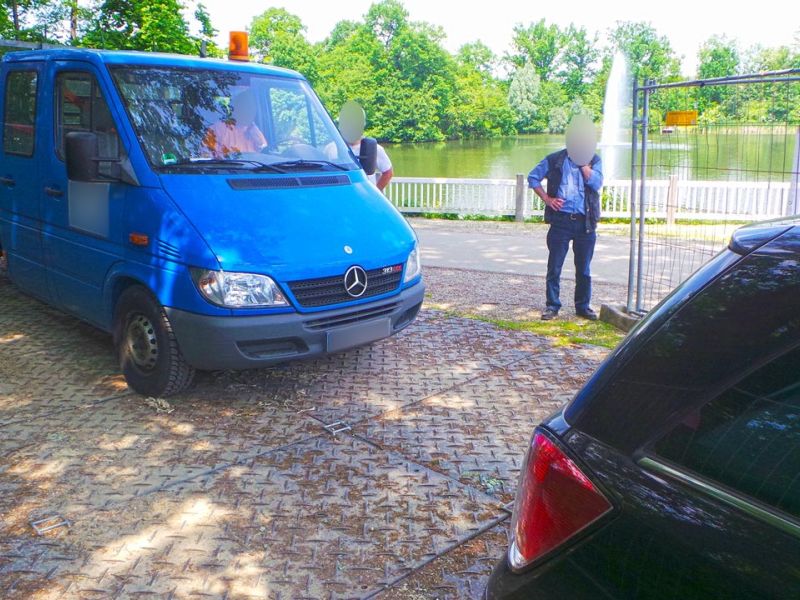 Fahrplatten zum Schutz von Baumwurzeln (Wurzelschutz)