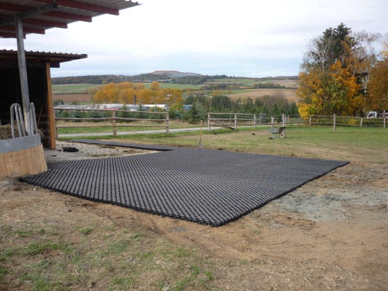 Paddockplatte pp60 für ein Profi Pferde paddock