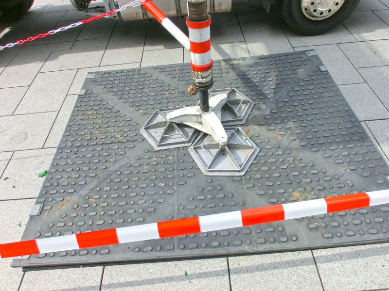Bodenschutz für das Wolkenkratzer Festival in Frankfurt/Main