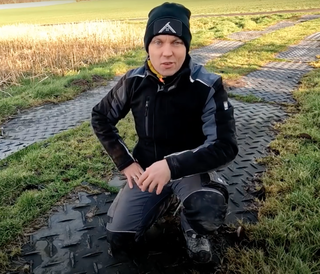 Der Fachwerker berichtet über Bodenschutzplatten und Ankergitter