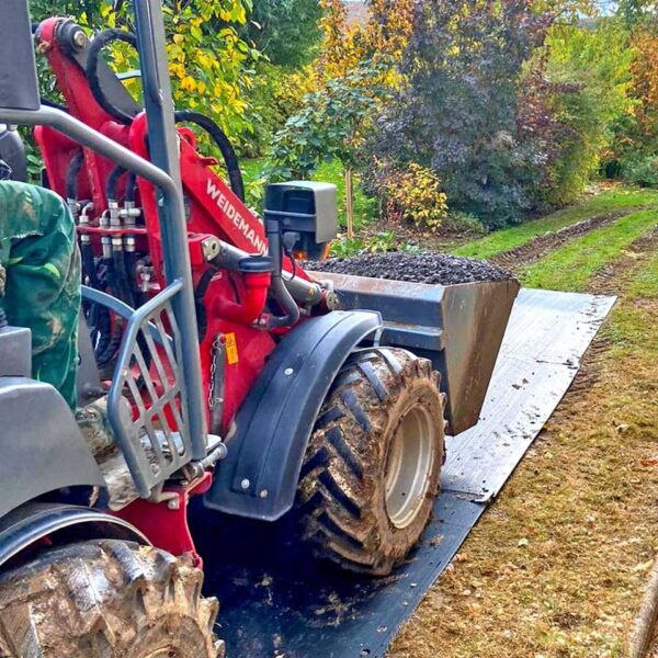 v:tek Mini Fahrplatten, Robuste & bruchstabile Fahrplatte aus HDPE Kunststoff mit Profilierung.