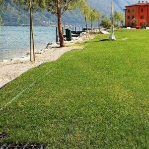 Rasengitter RG24 · 0,25 m² · 500 x 500 x 24 mm · 1,00 kg · Belastbar bis ca. 100 t/m² · On-Top Verlegung ohne Unterbau · Rasenbefestigung