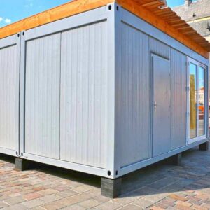 Stapelbarer Unterlegbaustein als Lastverteilplatte aus Kunststoff zur Unterpallung, Isolierung, Niveauausgleich von Containern und fliegenden Bauten