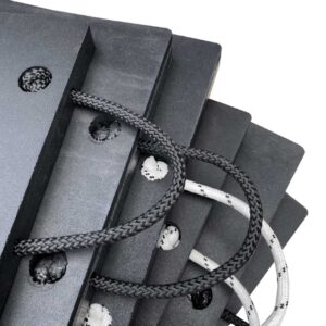Abstützplatte aus Kunststoff mit Anti-Rutsch Gummierung auf der Unterseite von 300x300x30mm bis 600x600x60mm, hochbelastbar, druckstabil und langlebig