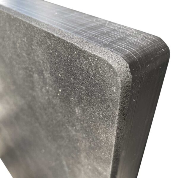 Abstützplatte aus Kunststoff mit Anti-Rutsch Gummierung auf der Unterseite von 300x300x30mm bis 600x600x60mm, hochbelastbar, druckstabil und langlebig