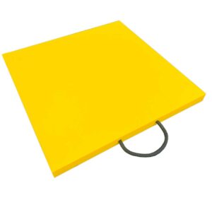 Abstützplatte Kunststoff HiViz in der Signalfarbe gelb