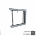 Einzelhalterung für Abstützplatten 300x300x30 mm