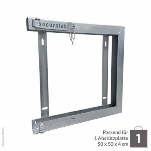 Abstützplattenhalterung Einzel 500x500x40cm