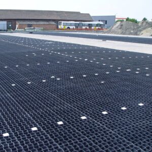 Bodengitter zur maximalen Bodenbefestigung von Rasenflächen, Schotter, Kies, Splitt & Sand in Profi-Qualität. Belastbar bis 500 t/m² gem. DIN1072 SLW60.