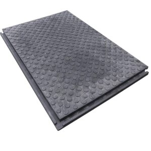 Hochbelastbare Bodenmatte zum Abdecken & Schützen sensibler Böden & Flächen. Fußgängerfreundlich & befahrbar. Schnell & leicht zu verlegen. Massive Verzahnung.