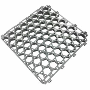 Robustes Wabengitter zur soliden Bodenbefestigung von unversiegelten Wegen und Flächen. Die horizontalen Wabenöffnungen sorgen für eine optimale Drainage.