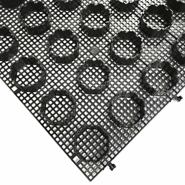 Kiesmatte KM30 (Bodenwabe/Kieswabe) 580 x 580 x 30 mm · 350,0 t/m² belastbar · Professionelle Stabilisierung von Kies, Schotter, extrem wasserdurchlässig