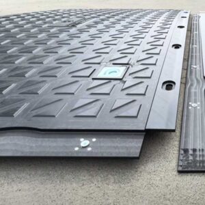 MegaTrack Schwerlastplatte auf Betonboden