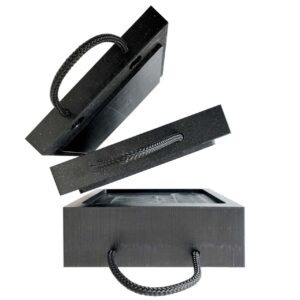 Modular stapelbare Lastverteilplatte, als Abstützblock bzw. Abstützplatte zum unterlegen, ausgleichen und nivellieren