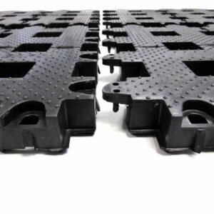 Rasengitterstein RGS35 · 0,16 m² · 400 x 400 x 35 mm · 0,75 kg · 100 t/m² · 1mm Profil · 52mm Gitteröffnungsweite · In-Top Verlegung · Kunststoff · Securatek