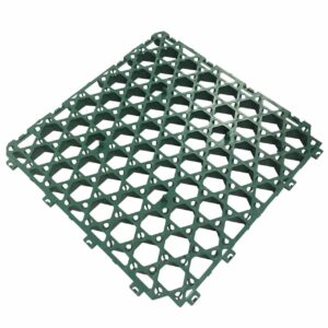 Rasenwabe RW40 Grün · 0,25 m² · 500 x 500 x 40 mm · 350,0 t/m² · 0,80 kg · 1,00mm Profilierung · 16 Kopplungen · On-Sub Verlegung · Drainage