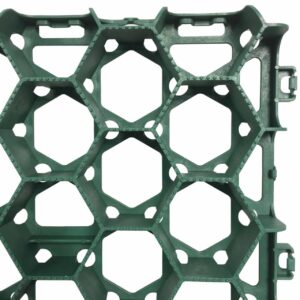Rasenwabe RW40 Grün · 0,25 m² · 500 x 500 x 40 mm · 350,0 t/m² · 0,80 kg · 1,00mm Profilierung · 16 Kopplungen · On-Sub Verlegung · Drainage