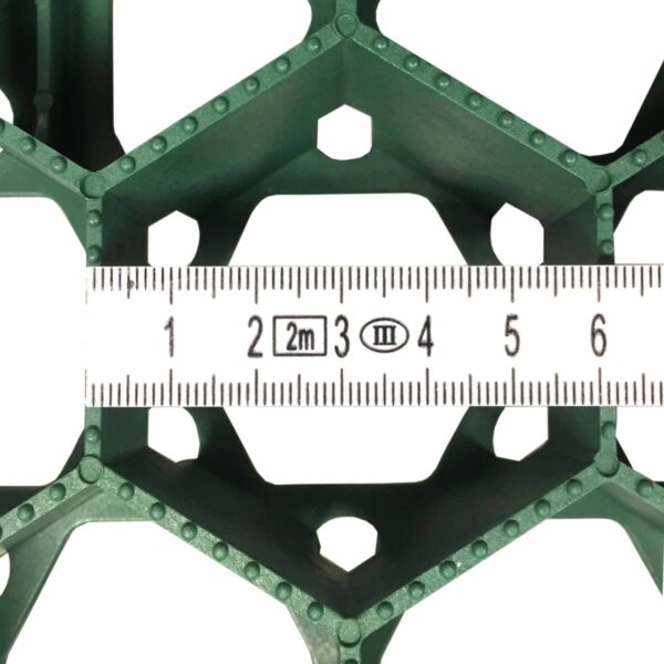 Rasenwabe RW40 Grün · 0,25 m² · 500 x 500 x 40 mm · 350,0 t/m² · 0,80 kg · 1,00mm Profilierung · 16 Kopplungen · On-Sub Verlegung · Drainage