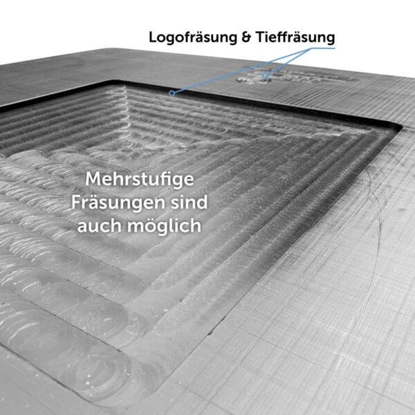 Langlebige & robuste Stützplatten aus Kunststoff als lastverteilende, stoßdämpfende, anti-rutsch Unterlage mit passgenauer Ausfräsung für Stützfüße