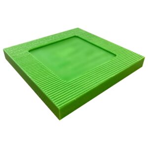 Unterlage für Spindelfüße im Gerüstbau aus Kunststoff 250x250x30mm