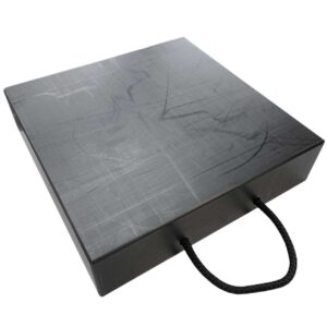 100 mm Unterlegblock bzw. Unterlegklotz aus Kunststoff für schwere Lasten als Unterbaumaterial für Anhänger, Maschinen, Anlagen, Bauteilen,