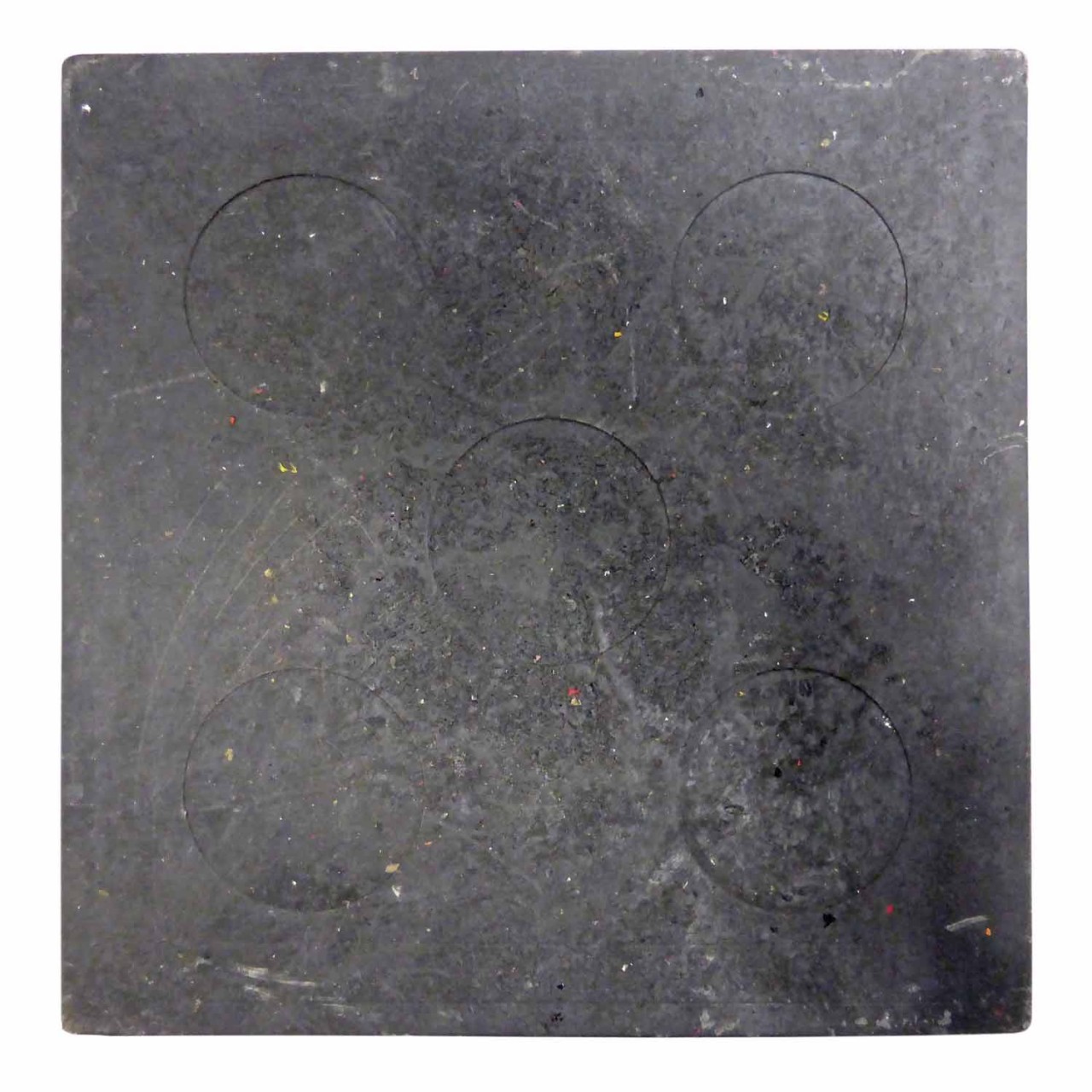 Stapelbarer Unterlegbaustein als Lastverteilplatte aus Kunststoff zur Unterpallung, Isolierung, Niveauausgleich von Containern und fliegenden Bauten